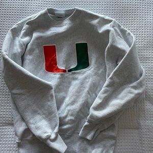 University of Miami champion crewneck